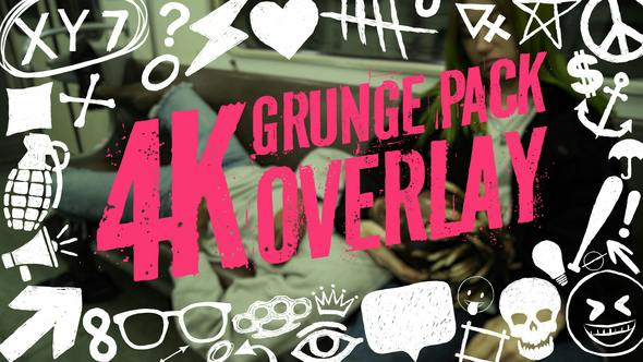 Download: Videohive 50277754 Grunge Pack Overlay 4K