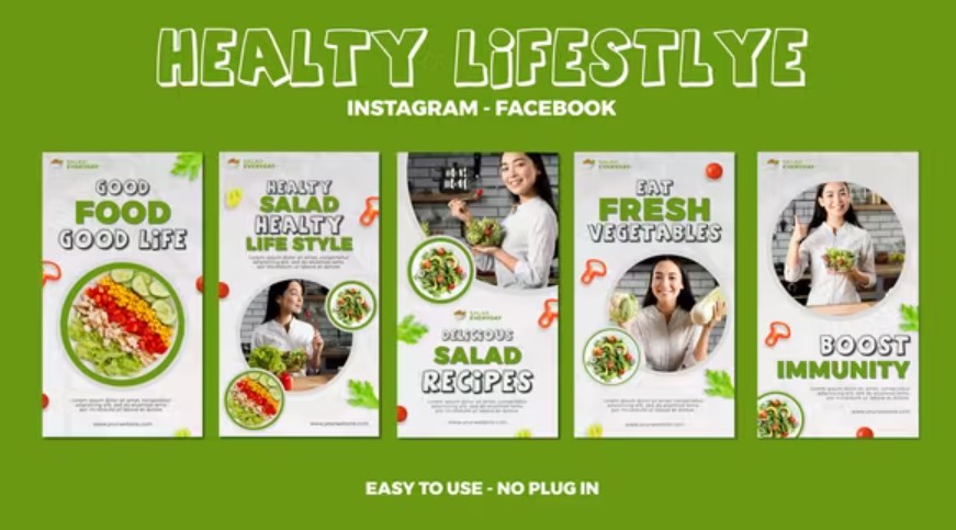 Videohive 53096933 Healthy Lifestyle Instagram Stories | GFXHive