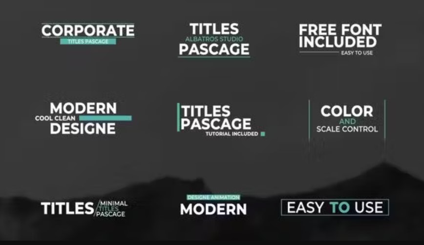 Videohive 53062922 Clean Titles 1.0 | After Effects | GFXHive