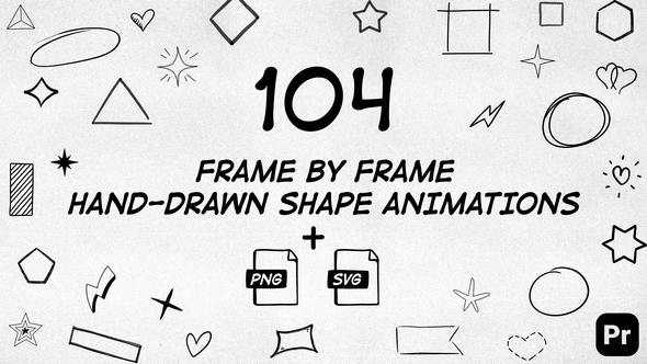 Download: Videohive 50034175 104 Frame By Frame Animated Shapes Pack