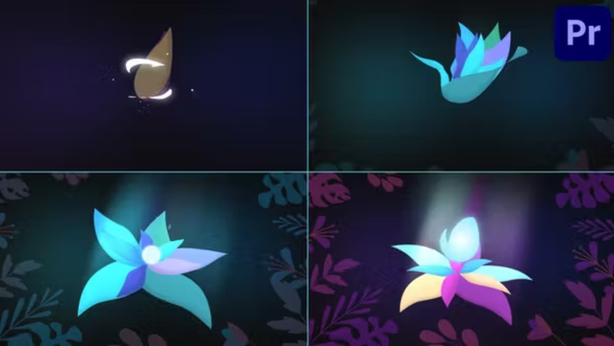 Videohive 53026688 Magic Flower Logo for Premiere Pro