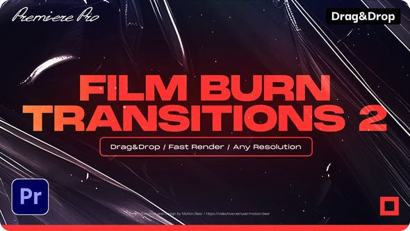 Videohive 53077962 Film Burn Transitions 2