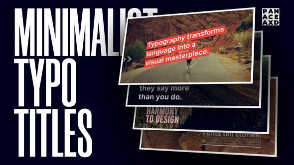 Videohive 53068929 Minimalist Typo Titles for FCP