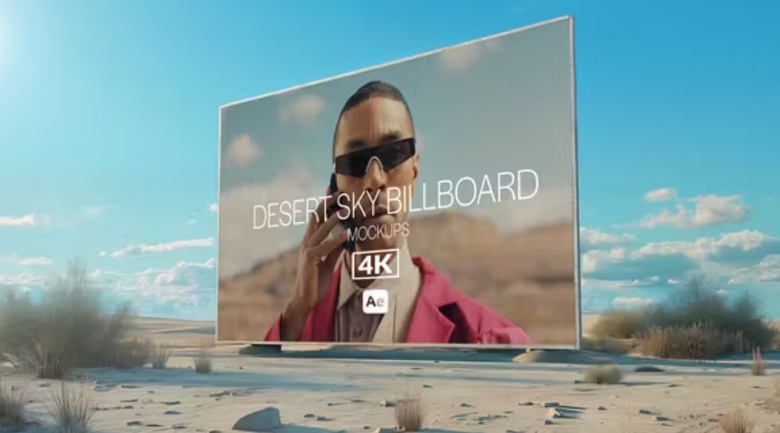 Videohive 52513268 Desert Sky Billboard Mockups