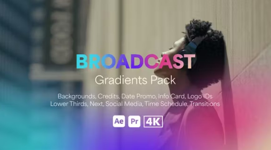 Videohive 48773986 Broadcast Gradients Pack