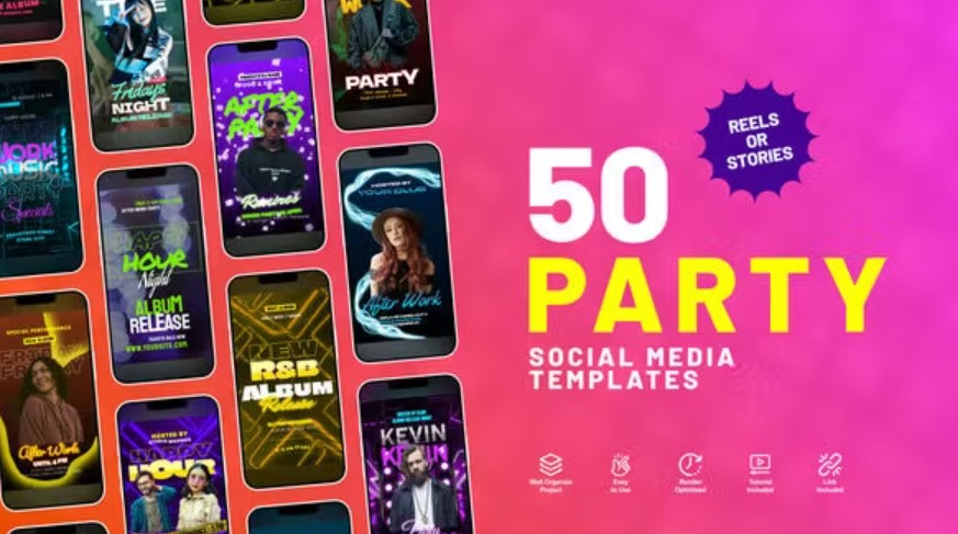 Videohive 53238174 Party Instagram Stories | GFXHive