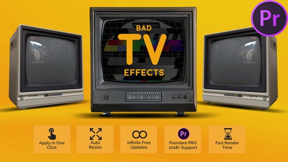 Videohive 53172649 Bad TV Effects for Premiere Pro