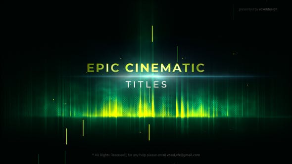 Videohive 52907915 Epic Cinematic Titles