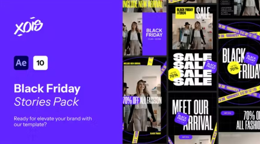 Videohive 53351893 Black Friday Promo Stories Pack