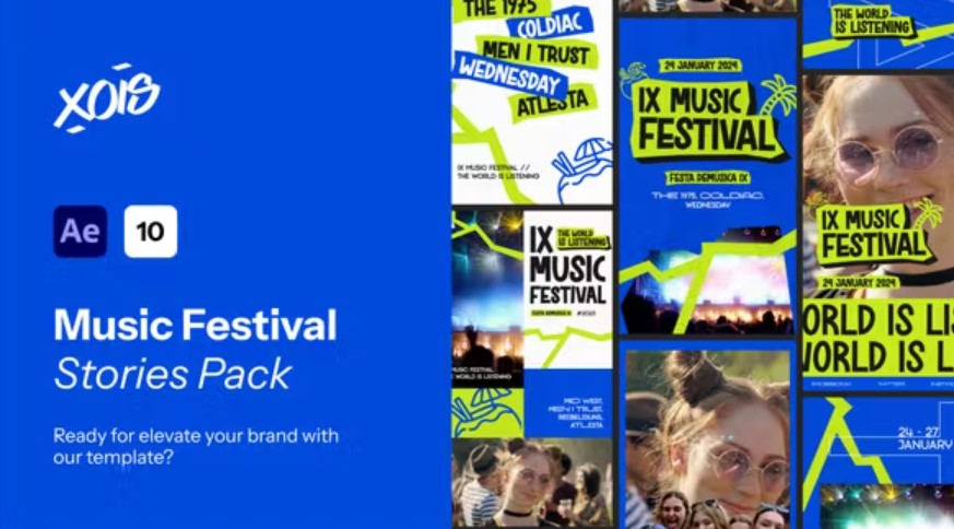 Videohive 53354004 Music Event Stories Pack