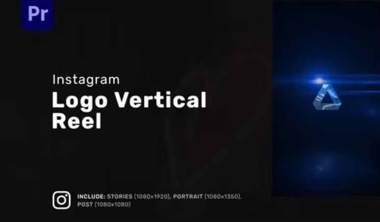 Videohive 53367297 Logo Vertical Reel for Premiere Pro, GFXHive