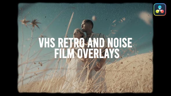 Videohive 53214938 VHS Retro And Vintage Overlays For DaVinci Resolve