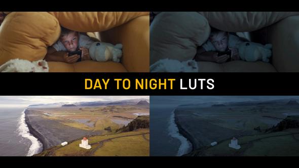 Videohive 50299740 Day to Night LUTs