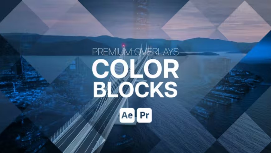 Videohive 53425543 Premium Overlays Color Blocks