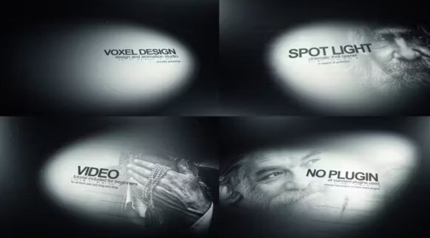 Videohive 53268431 Spotlight Cinematic Title