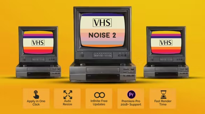 Videohive 53393573 VHS Noise 2 for Premiere Pro from GFXHive