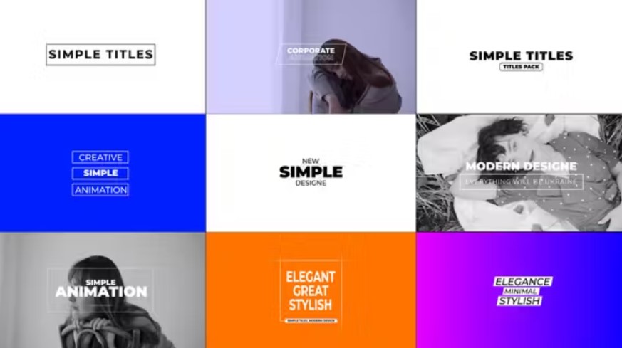 Videohive 53404413 Simple Titles | Premiere Pro from GFXHive