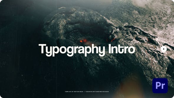 Videohive 49460216 Typography Intro for Premiere Pro