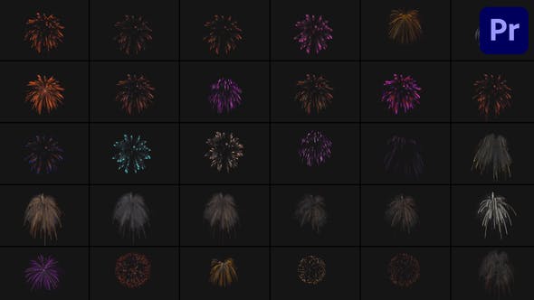 Videohive 49574020 Fireworks for Premiere Pro