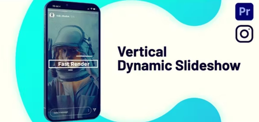 Videohive 53423619 Dynamic Slideshow Vertical for Premiere Pro | GFXHive