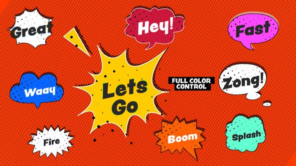 Videohive 51495607 Speech Bubbles, GFXHive