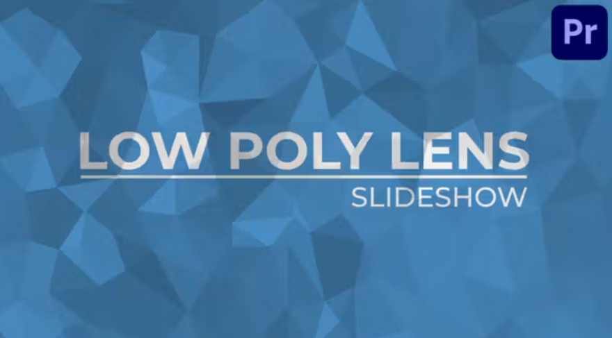 Videohive 53436244 Low Poly Lens Slideshow for Premiere Pro