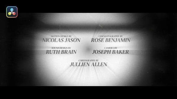 Videohive 53498307 Film Noir Title Credits