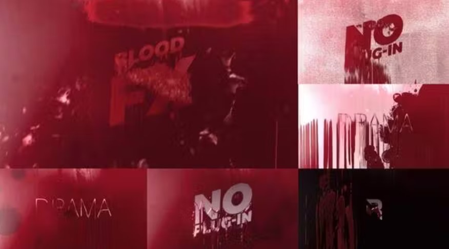 Videohive 53305218 Blood FX Pack for After Effects