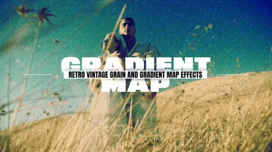 Videohive 53503348 Retro Vintage Grain And Gradient Map Effects for After Effects