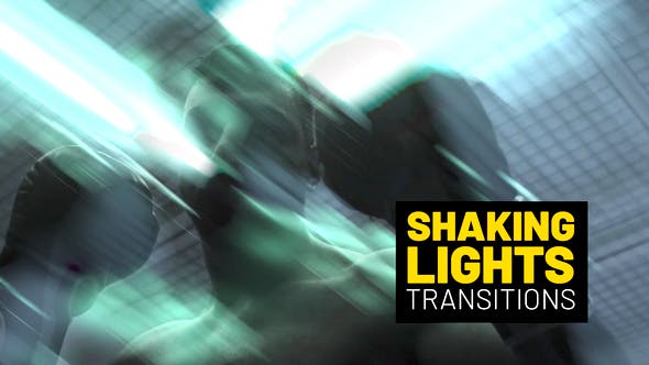 Videohive 53481346 Shaking Lights Transitions | After Effects