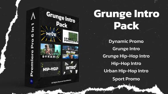 Videohive 49000108 Grunge Intro Pack Premiere Pro