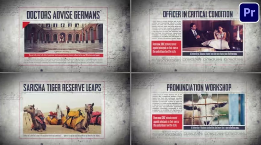 Videohive 53578395 History On Newspaper