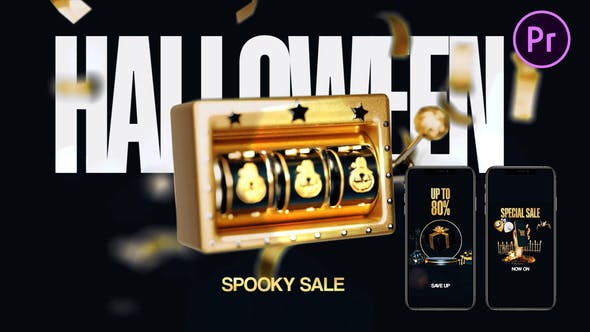 Videohive 48525293 Luxury Halloween Sale Promo