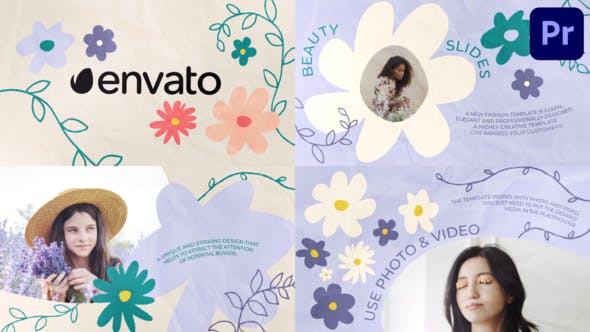 Videohive 47972126 Flowers Slides | Premiere Pro MOGRT