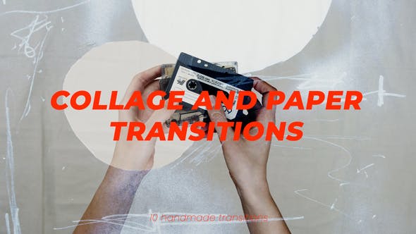 Videohive 53497386 Collage and Paper Transitions