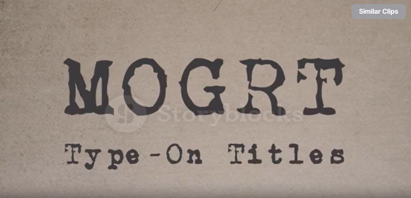 Type On Titles MOGRT for Stunning Text Animations | GFXHive