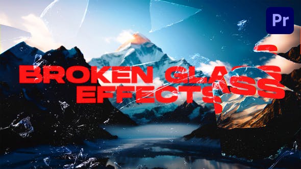 Videohive 48999550 Broken Glass Effects VOL. 1 | Premiere Pro