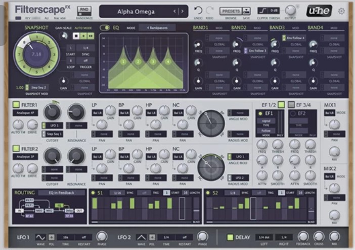 U-he Filterscape v1.5.0 (Win) at GFXHive