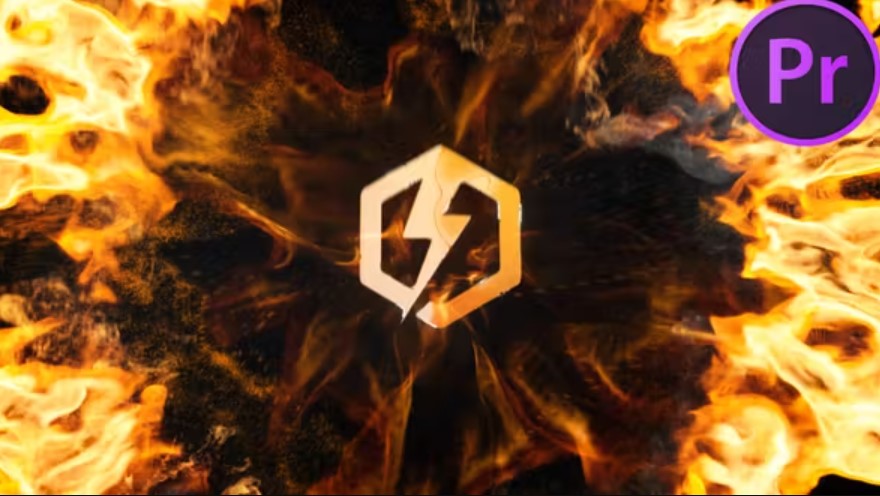 Videohive 53707569 Fire Explosion Logo for Premiere Pro