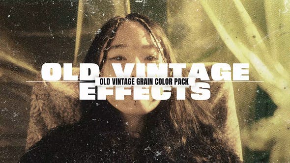 Videohive 53688630 Old Vintage Grain Color Effects Pack