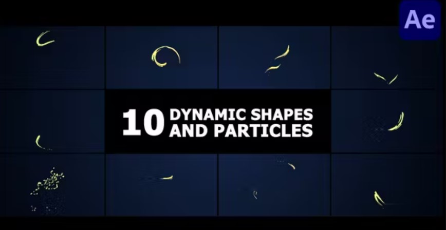 Videohive 53783168 Dynamic Shapes and Particles