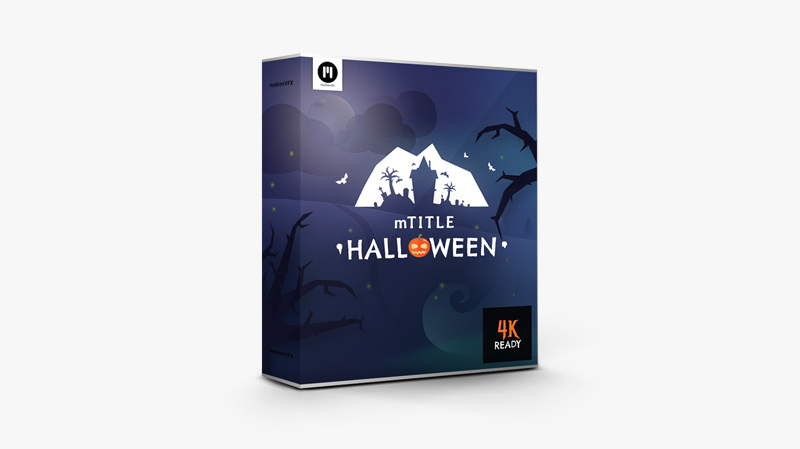 [Premium] MotionVFX – mTitle Halloween