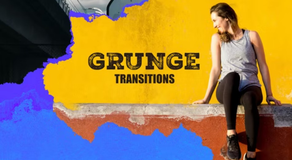 Grunge Transitions: Elevate Your Videos with GFXHive