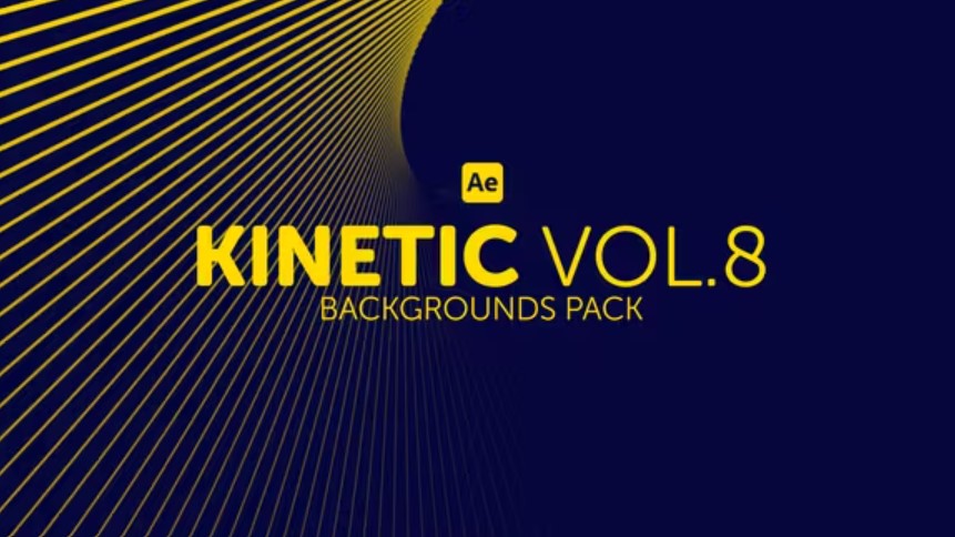 Videohive 53957798 Kinetic Backgrounds 8 – Dynamic Motion Graphics