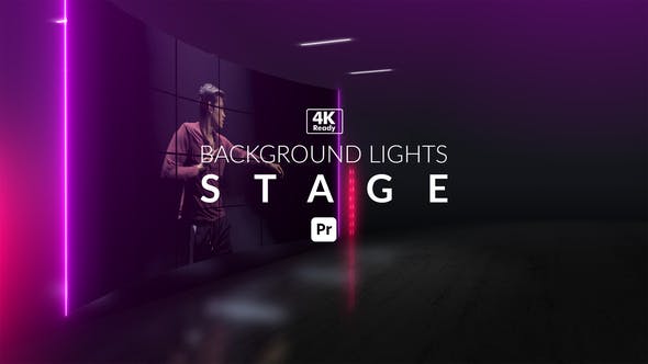 Videohive 53921925 Background Lights Stage for Premiere Pro