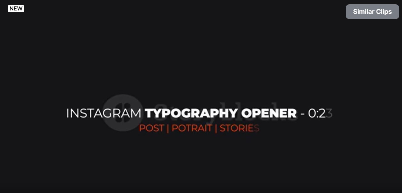 Vertical Typography Opener Template | Enhance Your Videos with GFXHive