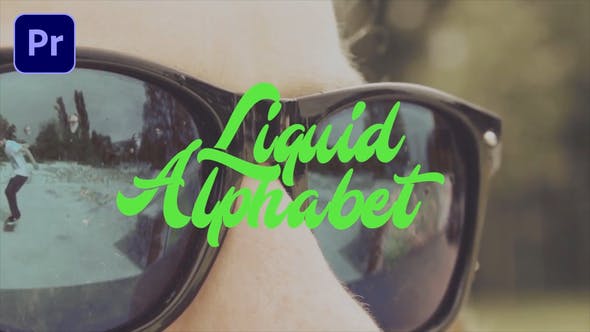 Videohive 53921157 Liquid Alphabet