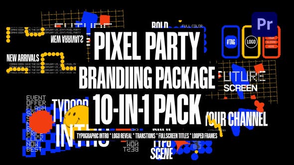 Videohive 53848261 Pixel Party