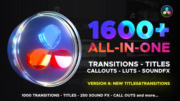 Videohive 29483279 Transitions Library for DaVinci Resolve