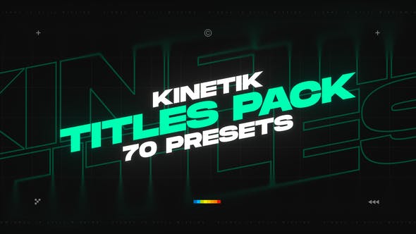 Videohive 51311764 Kinetic Titles for Premiere Pro